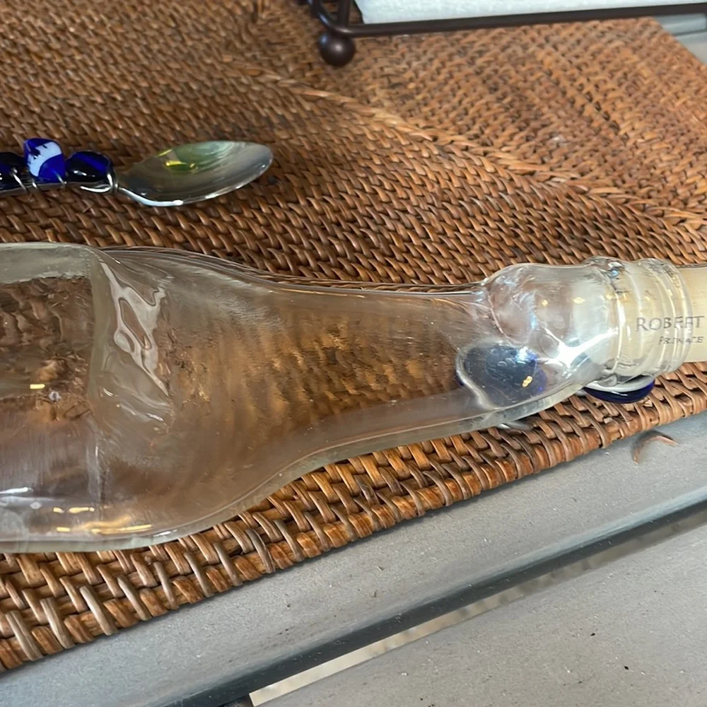 Flat Wine Bottle Dip Set